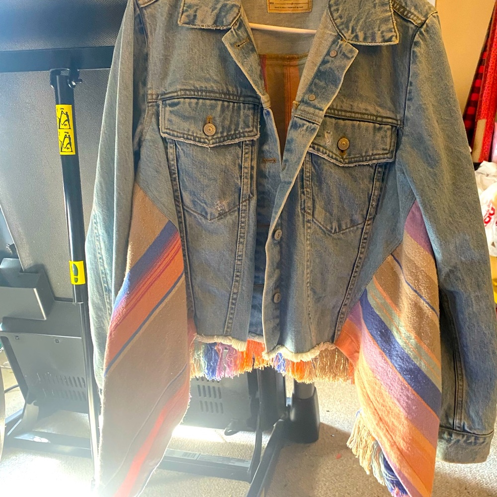 Free People denim jacket - so cute!